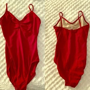 SO DANCA RED LEOTARD